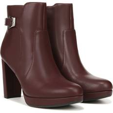 Thong - Women Boots Naturalizer Women's Braxton Ankle Boots Cabernet Sauvignon Red Synthetic