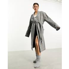 Calvin Klein Damen Morgenmäntel & Bademäntel Calvin Klein ROBE PA7 Ladies Bathrobes Grey-S/M Small/Medium