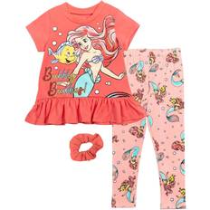 Other Sets Disney Little Mermaid Ariel Big Girls Ruffled Shirt & Legging Set 10-12
