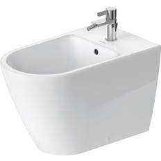 Bidets Duravit Toilette Bidet, Stand-Bidet D-NEO m ÜL mit Hahnlochbank 1 Hahnloch weiß WG