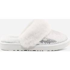 UGG Slippers UGG Toddlers' Cozy II Mirror Ball Sheepskin Slippers in Silver