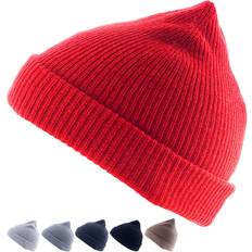 Damen - Golden Mützen GOLDEN GOAT Berkeley Winter Rip Strick Mütze Beanie Unisex 100% Kaschmir Wolle Farbe: walnut