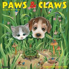 Willow Creek Press Calendars Willow Creek Press 2024 Humor & Comics Monthly Paws n Claws, January To December