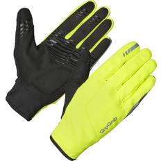 Gule Hansker & Votter Gripgrab Hurricane Windproof Spring-Autumn Gloves, Yellow Hi-Vis