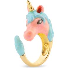 Ringe Monkimau Einhorn Ring 18k Gold plattiert