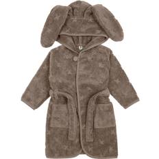 Müsli Bathrobe with Bunny Ear - Cashew