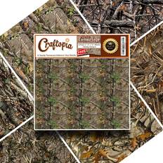 Assorted Camo Vinyl Sheets Pack for Cricut Realistic Camo 12x12