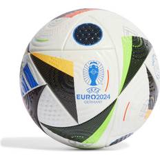 Fußball adidas EURO24 Pro Football - White/Black/Glow Blue