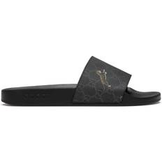 Gucci Men Slippers & Sandals Gucci GG Supreme Tigers - Black