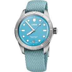 Unisex Watch Straps Oris Divers Heritage 1965 38mm Blue Fabric