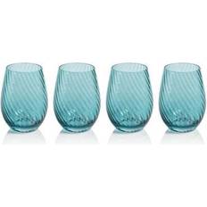 Orren Ellis Sesto Optic Swirl Stemless Drinking Glass 20.3fl oz 4