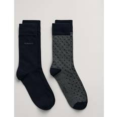 Gant Herre Sokker Gant Pack Dot Solid Socks Black 9-10