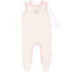 S Jumpsuits Steiff Bekleidungsset, 2-teilig, Strampler, Shirt, für Babys und Kleinkinder, rosa