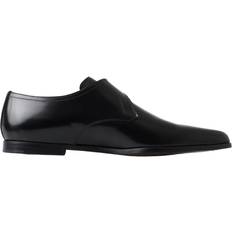 Dolce & Gabbana Monks Dolce & Gabbana Black Leather Monk Strap Dress Formal Shoes EU42/US9