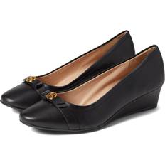 Cole Haan Women Oxford Cole Haan Malta Wedge Black Leather