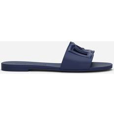 Dolce & Gabbana Women Slippers & Sandals Dolce & Gabbana Beachwear Rubber Slides blue