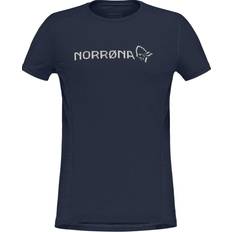 Norrøna Fleecegensere & Pilégensere Overdeler Norrøna Women's Falketind Equaliser Merino T-Shirt, Indigo Night