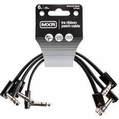 Cables MXR 3PDCIST06R TRS 6-inch Stereo Ribbon Patch Cable 9.8ft