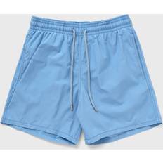 Blue - Women Swimming Trunks Vilebrequin Solid Swim Shorts Pastel Blue