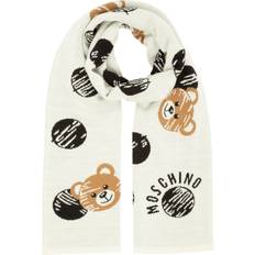 Hvite - Unisex Skjerf & Sjal Moschino Teddy bear wollschal White, Einheitsgröße