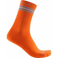 Castelli Socks Castelli Damen Go W 15 Socks, MELON/NICKEL GRAY