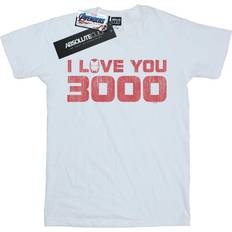 Marvel T-Shirts Marvel Girls Avengers Endgame Love You 3000 Distressed Cotton T-Shirt