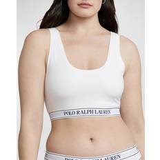 Polo Ralph Lauren Women T-shirts & Tank Tops Polo Ralph Lauren Cropped Scoop-Neck Tank WHITE CLOUD