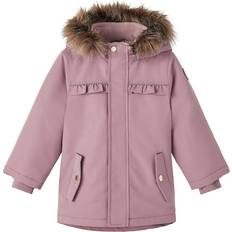 Vinterjakker Name It Winterjacke NMFSNOW05 Kunstfellbesatz wistf rosa