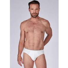 Damen Unterhosen Huber Brasil Slip Pack White