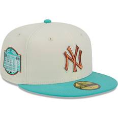 New york yankees cap New Era New York Yankees City Icon Chrome White 59FIFTY Fitted Cap