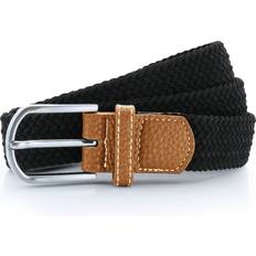 Dame Belte ASQUITH & FOX Woven Braid Stretch Belt Black One