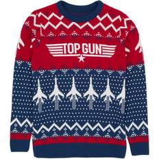 Julegensere Top Gun Mens Knitted Christmas Jumper