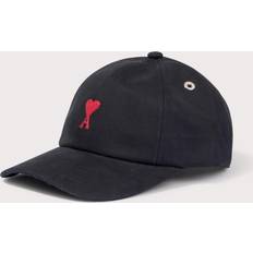 Ami Paris Men Accessories Ami Paris Red Acd Embroidery Cap One