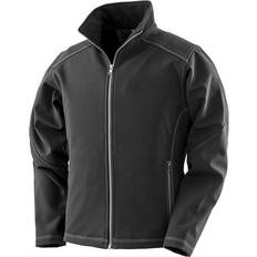 Ytterklær Result Work-Guard Treble Stitch Soft Shell Jacket Black