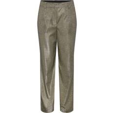 Dame - Gull Bukser Y.A.S Yasstyles Wide-leg Trousers