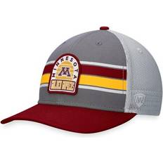 Gold - Men Headgear Top of the World Men's Gray/Maroon Minnesota Golden Gophers Aurora Trucker Adjustable Hat