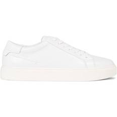 Calvin Klein Herren Schuhe Calvin Klein Mens Leather Trainers Triple White