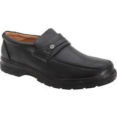Herre Lave sko Smart Uns Mens Apron Saddle Casual Shoes 6 UK Black