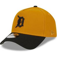 New Era Detroit Tigers Caps New Era Detroit Tigers Rustic Fall Gold A-Frame 9FORTY Adjustable Cap newera adult unisex Yellow