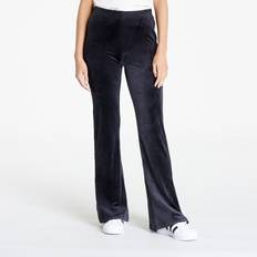 Samt Hosen & Shorts Adidas Originals Velvet Flares, Leggings, Bekleidung, black, Größe: XS, verfügbare Größen:XS,S,M,L Schwarz