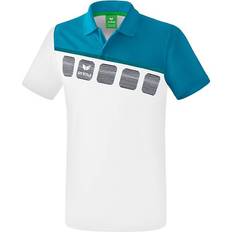 M - Unisex Polo Shirts Erima Poloshirt 5-C Weiß