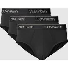 Herren - Schwarz Slips Calvin Klein Hüftslip 3Pk