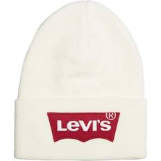 Levi's Men - White Accessories Levi's Mütze aus jersey creme logo groß zentral unisex 38022-0040 Elfenbeinfarben