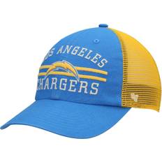 Gold - Men Caps '47 '47 Men's Powder Blue/Gold Los Angeles Chargers Highpoint Trucker Clean Up Snapback Hat