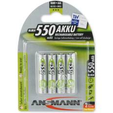 Batterien & Akkus Ansmann NiMH-Akku Micro 550mAh 4er-Blister