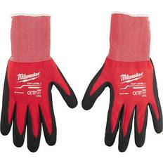 Svarte Engangshansker Milwaukee Cut-Resistant Dipped Gloves Cut Level
