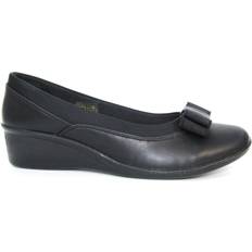 Dame Pumps Lunar Deacon Leather Pumps Black