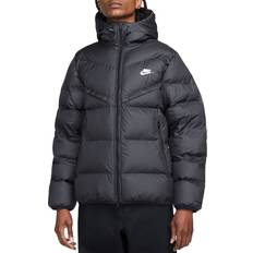 Nike Men - Winter Jackets Nike Men's Windrunner PrimaLoft Storm-FIT Hooded Puffer Jacket -Black/Sail