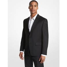 S Suits Michael Kors Kaplan Wool Blend Sportscoat Black 40R