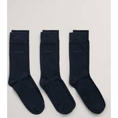 Gant Herre Sokker Gant 3-Pack Cotton Socks Marine Blå